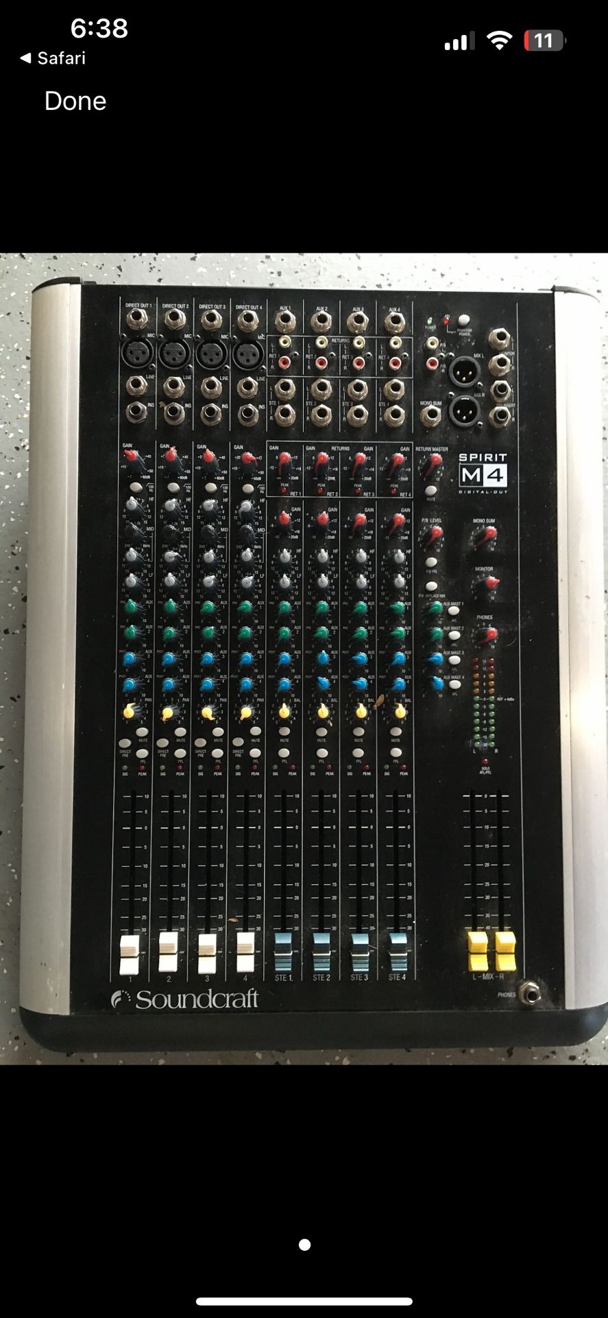 Soundcraft Spirit M4