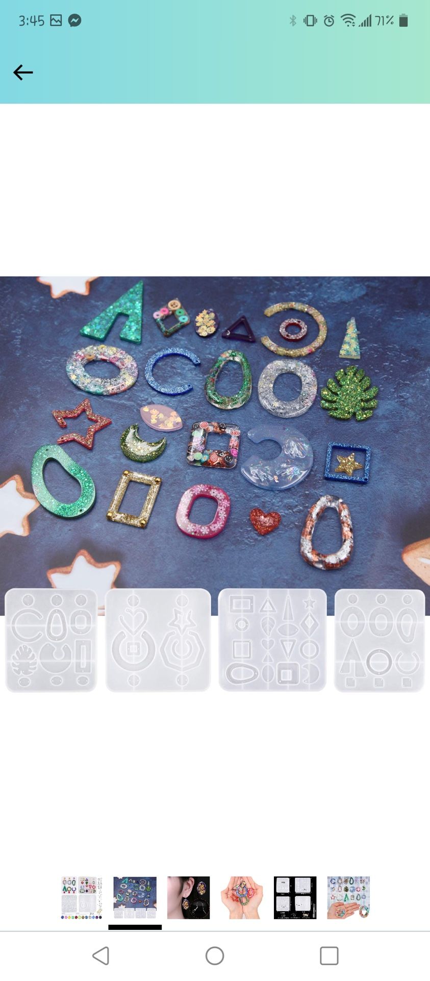 Resin Craft Earring Molds