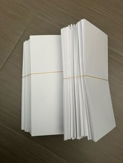 190 Pieces White Envelopes