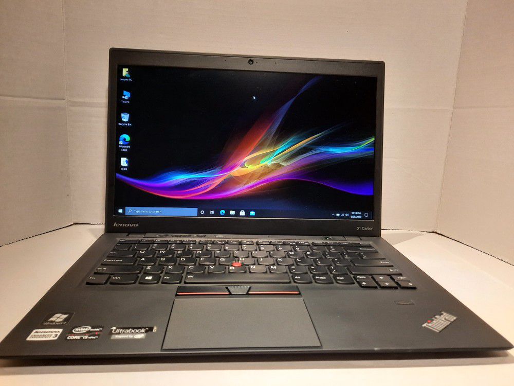 Legendary Lenovo X1 Carbon ThinkPad 14" Laptop Core i5 4GB RAM 128gb SSD Windows 10 pro