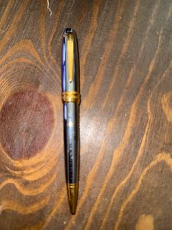 CROSS Century Classic Medalist Ball Pen Lustrous Chrome 23K Gold Plated Trim.