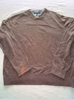Tommy Hilfiger Brown Crewneck Sweater