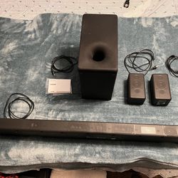 SONY A5000 5.1.2 CH Soundbar and Wireless Subwoofer SA-SW3  all Used In Great Condition.