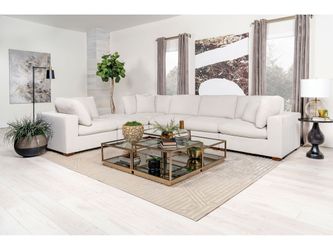 Lakeview Ivory 5-piece Modular Sectional Sofa