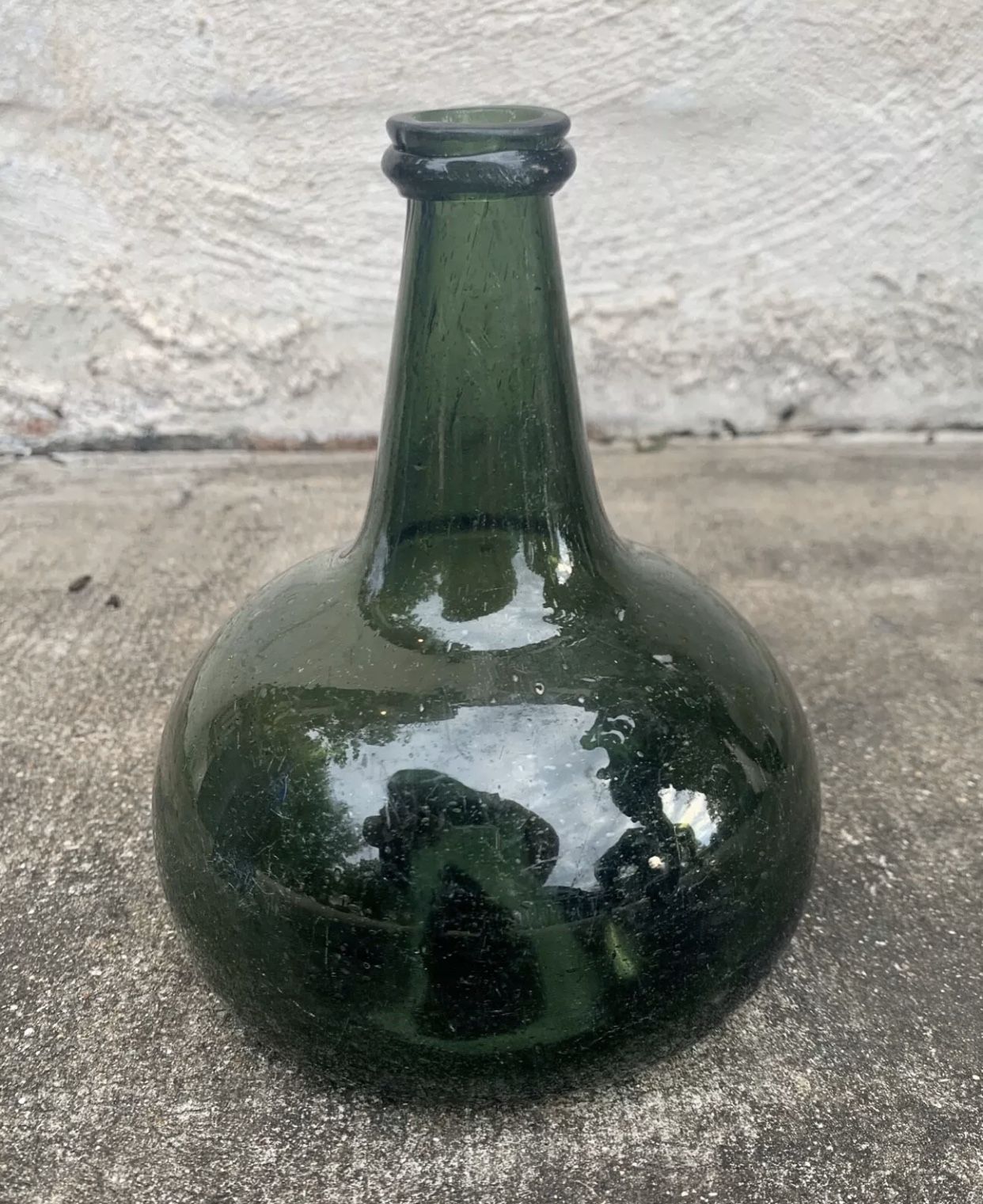 Dutch Onion Bottle Olive Green