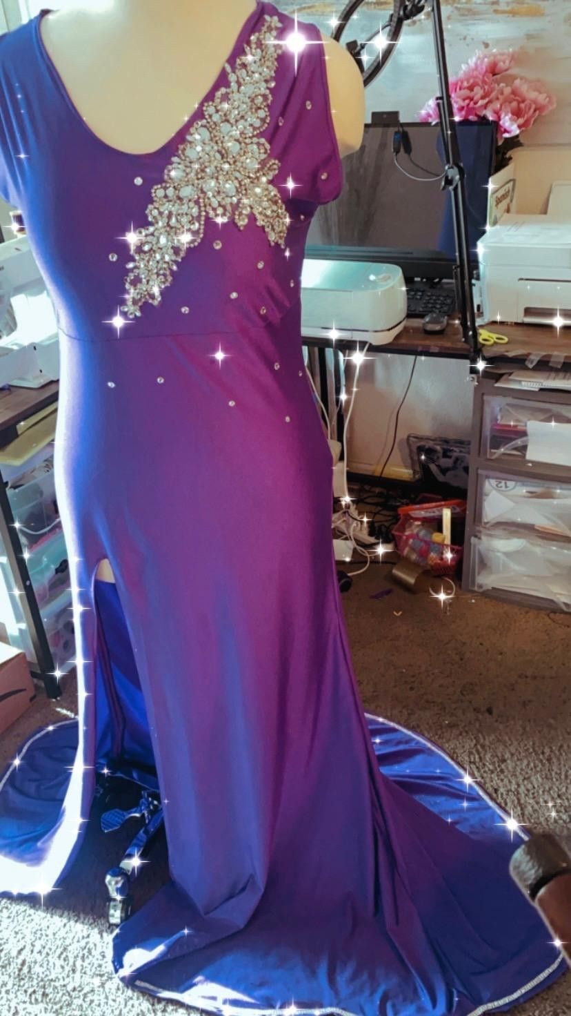 Purple Handmade Dress
