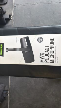 X2 Shure Podcast Microphone