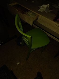 Green chair