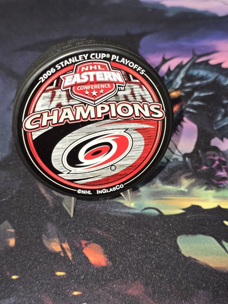 2006 Stanley Cup Playoffs Eastern Conference Champions Memorabilia Puck ( Also Won The Cup In 2006 )