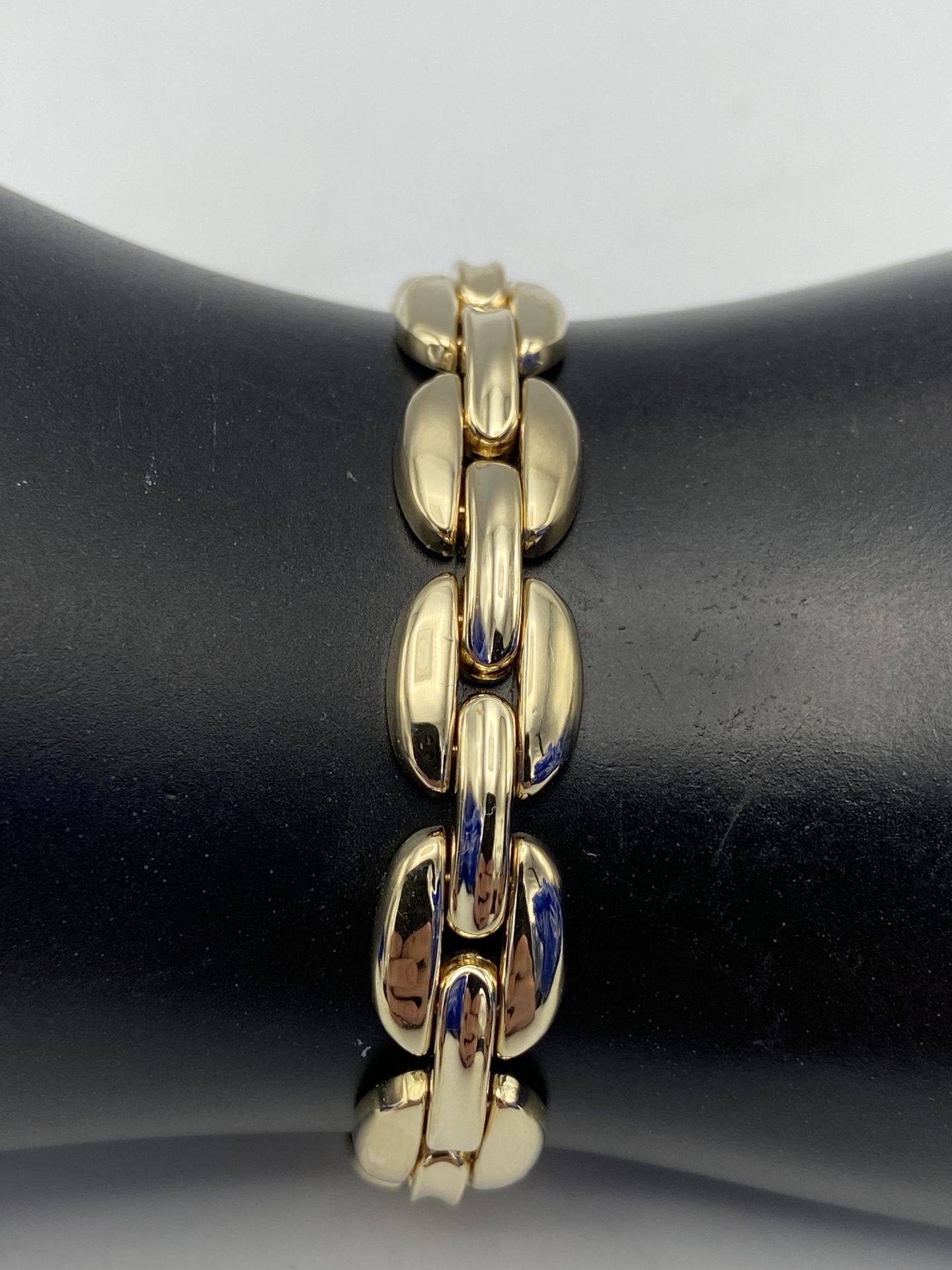 14kt Yellow Gold Fancy Link Chain 7”