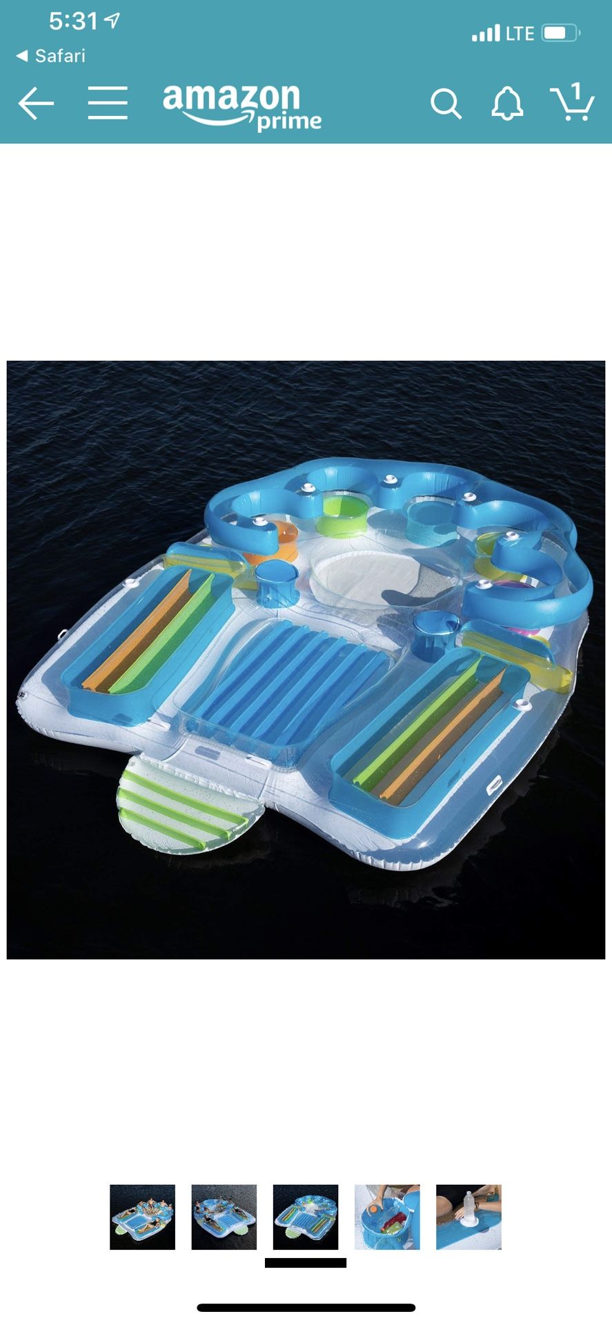 PRICE REDUCED - PRICE REDUCED - Like new Tahiti Island inflatable float