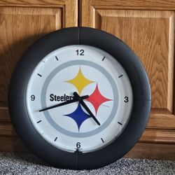 NFL Pittsburgh Steelers Wall Clock 19"