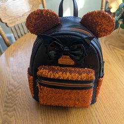 Sequin Loungefly Disney Halloween Backpack