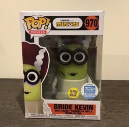 Bride Kevin Minions Glows in Dark Limited Edition Funko Pop! #970 Vinyl Figurine