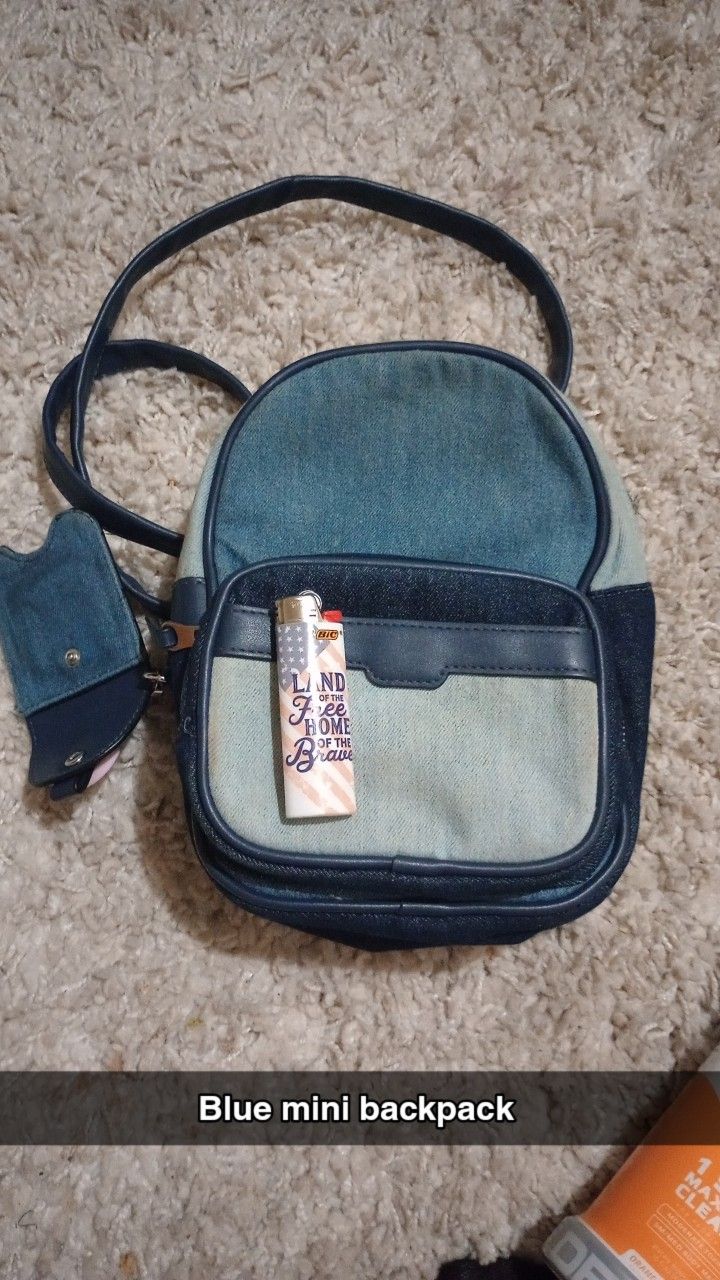 Blue Crossbody Bag
