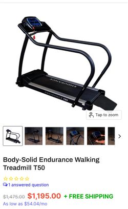 Body-Solid Endurance Walking Treadmill T50