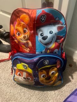 Paw patrol backpack kid size