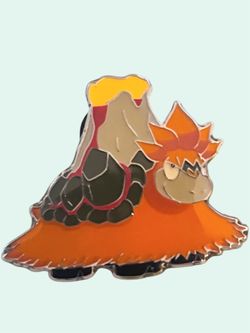 Pokemon Mega Camerupt Lapel Pin
