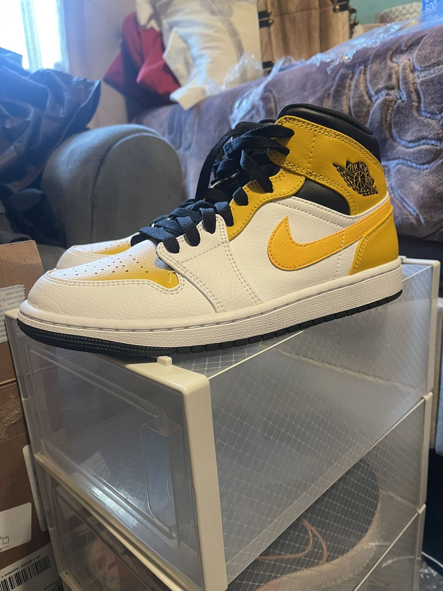 Mid Jordans Yellow for Sale in Oxnard, CA OfferUp