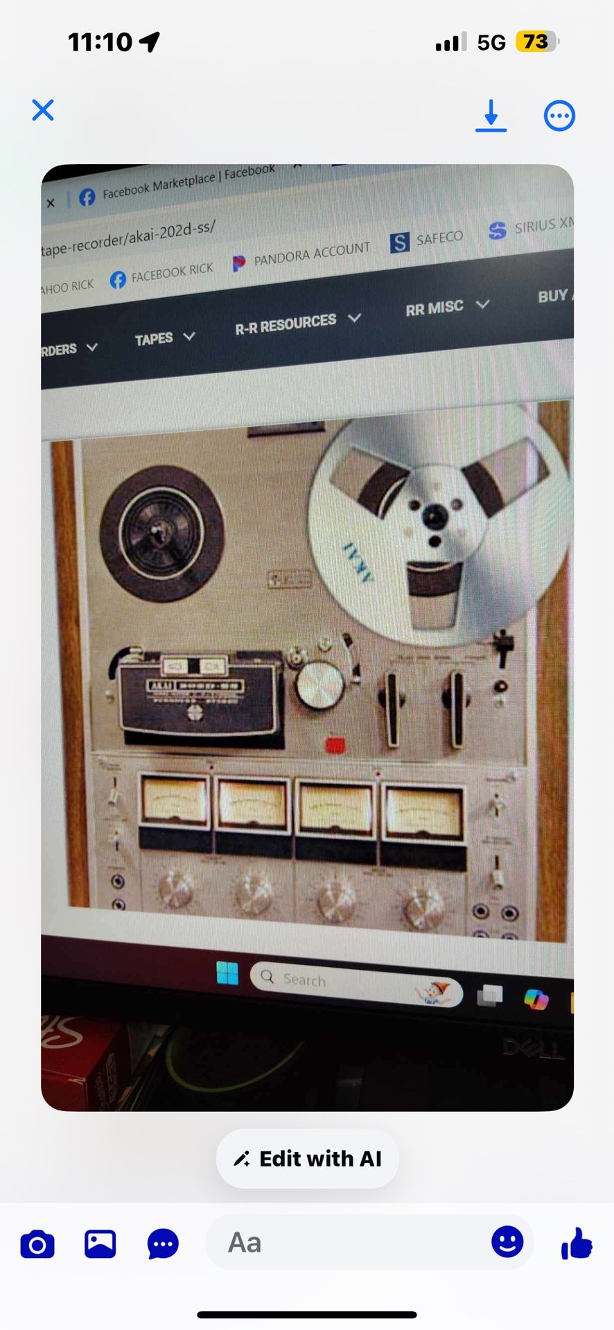 Akai 202D-SS Reel to Reel surround stereo 4 channel