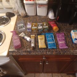 Lotion. Gel Mask With Applicator. Coconut Oil For Hair Or Skin. Bath Soaks And Charcoal Gel Mask Scrub. Bath And Body Works Soap