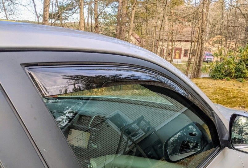 WeatherTech rain guards set for 2008 - 2013 Toyota Highlander