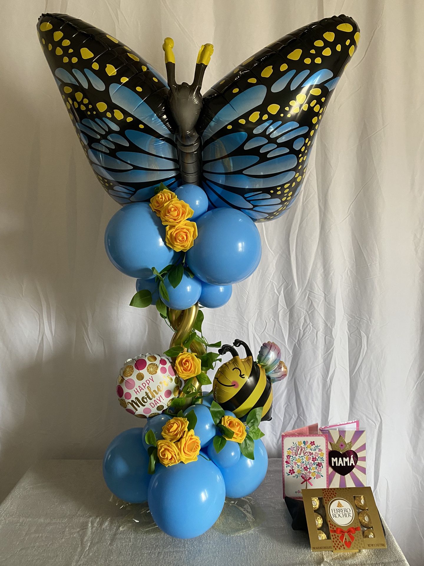 Balloon Arrangements For Mothers Day