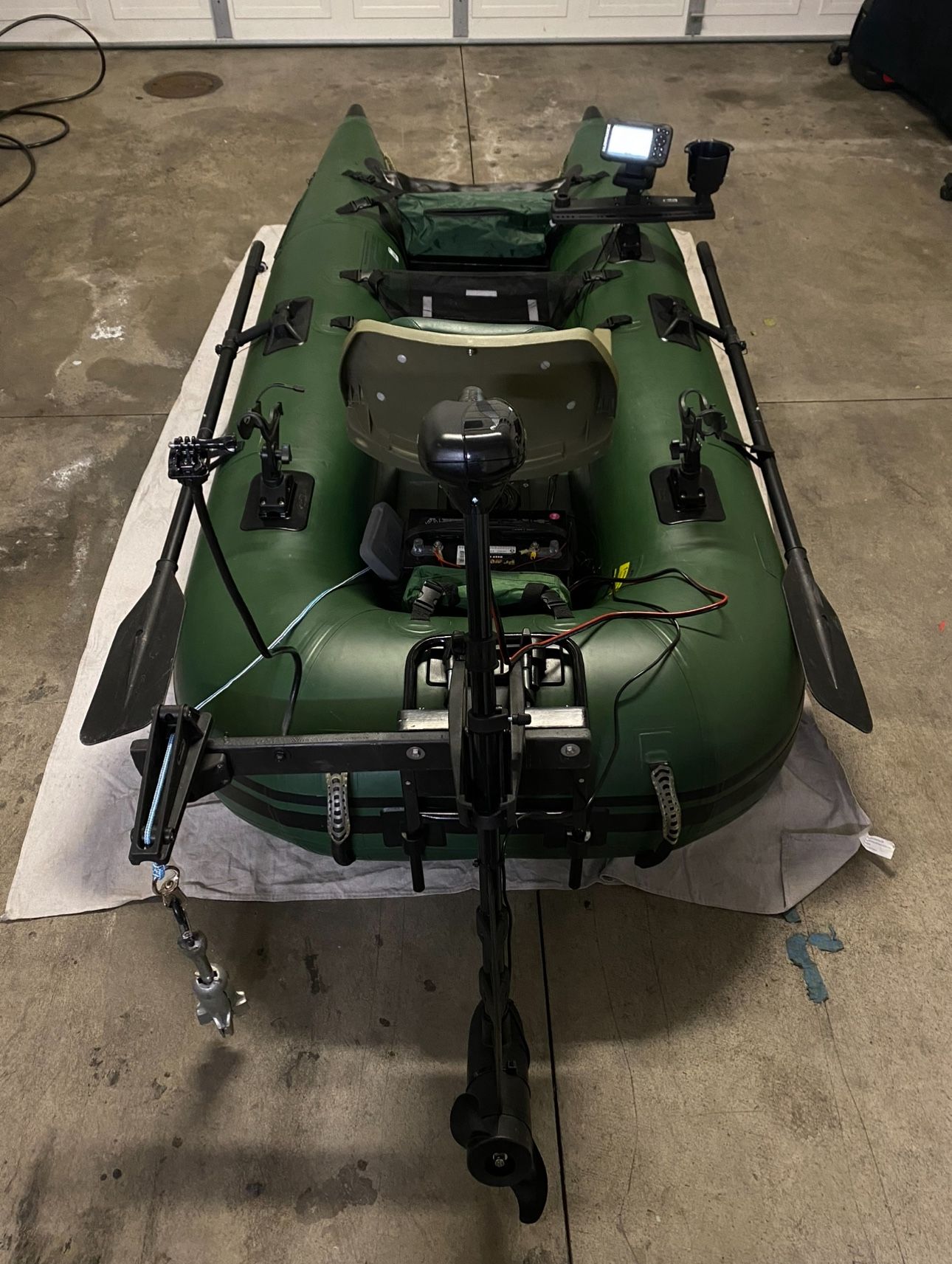 Sea Eagle Inflatable Pontoon Boat – Fully Loaded