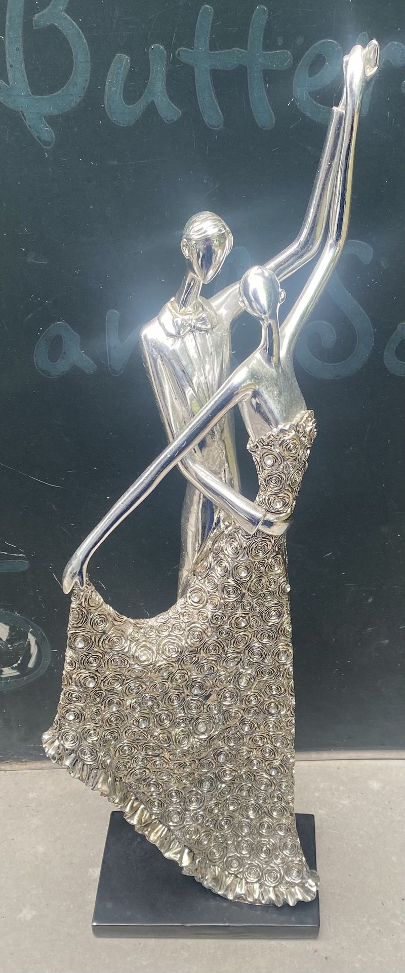 Beautiful Dancing Couple Statue By Laurenti $100 Firm excellent condition. No cracks. Approximately 18 inch tall  If the ad is still up, it’s still av