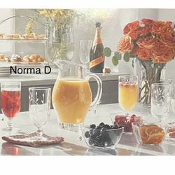 Set De Jarra Y 4 Capas Con Pedestal Nuevas En Su Caja 🌺 Princess House 🌺