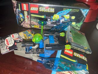 Lego System 6817 Beta Buzzer Complete With Box, Instruction Manuel, And Figure