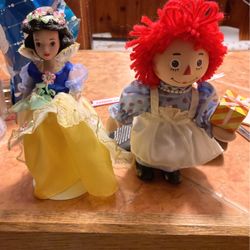Old porcelain dolls