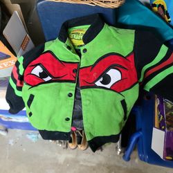 TMNT ninja Turtle Boys Jacket 4T