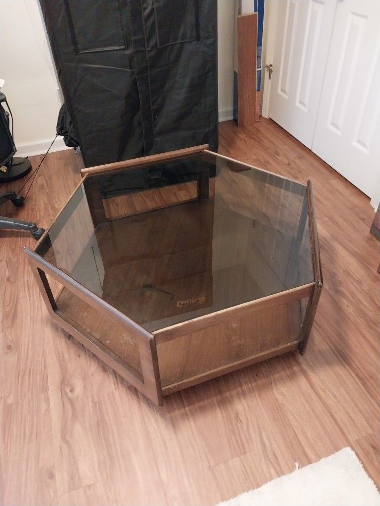Glass Coffee Table On Wheels