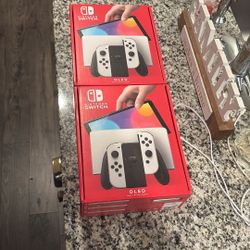 Nintendo Switch Oled Model With Joy Con , White