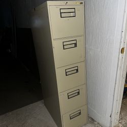 5 Drawer File Cabinet 