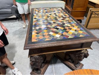 Marble table