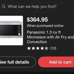 4,5 cu. ft. Countertop Microwave in Stainless Steel Built-In Capable withe Panasonic