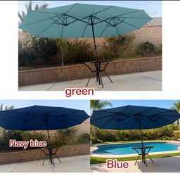 15 Ft patio umbrella ( 3 colors available)