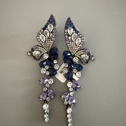 Women’s purple and blue butterfly Earrings