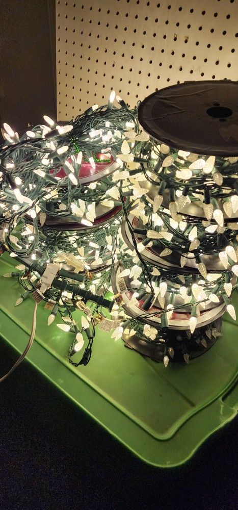 200 Ct LED Soft White C3 and C6 Christmas Lights