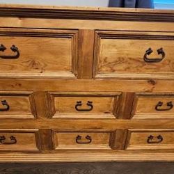 Pier1 8 Drawer Wood Dresser Santa Fe 1998 Collection