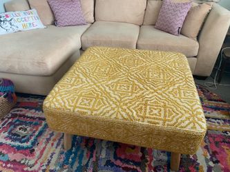 Large Bohemian Ottoman/Coffee Table