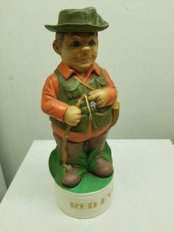 Vintage Collector Alberta Moldings Ceramic Decanters