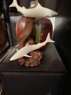 John perry shark statue