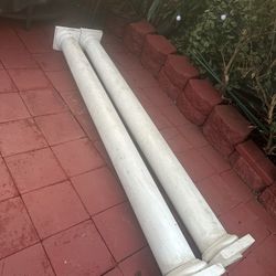 2 Tall Pilars for $100. 8 feet Tall