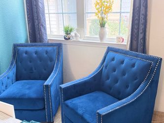 Armchair : Pair Blue
