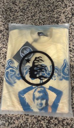 Cream Hellstar Yoga Buddhist T-Shirt