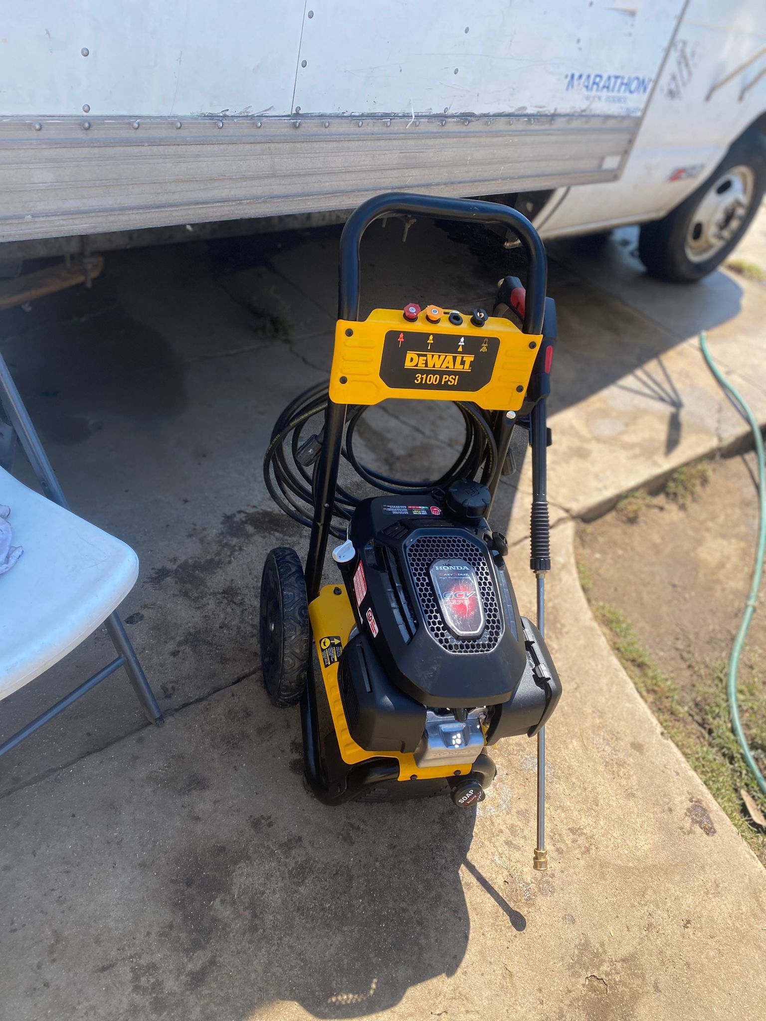 DEWALT 3100 PSI at 2.3 GPM Honda Cold Water Professional Gas Pressure Washer