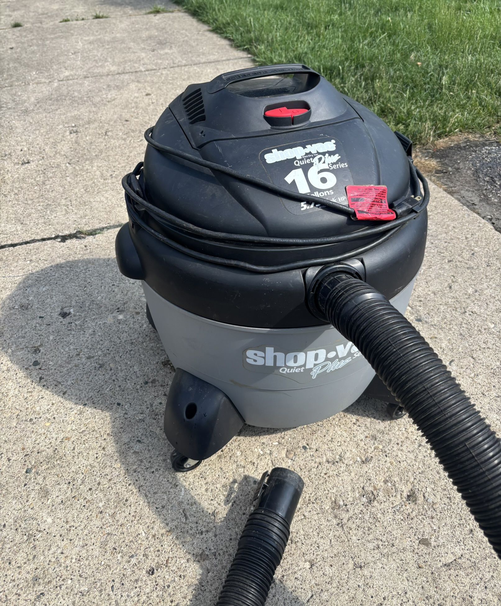 Shop Vac Wet/Dry Vac 16 Gallon 5.75 Hp